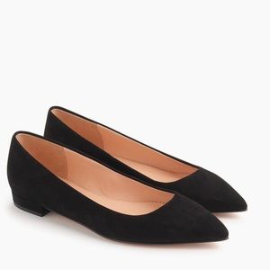 NWT J Crew Pointed Toe Suede Flats
